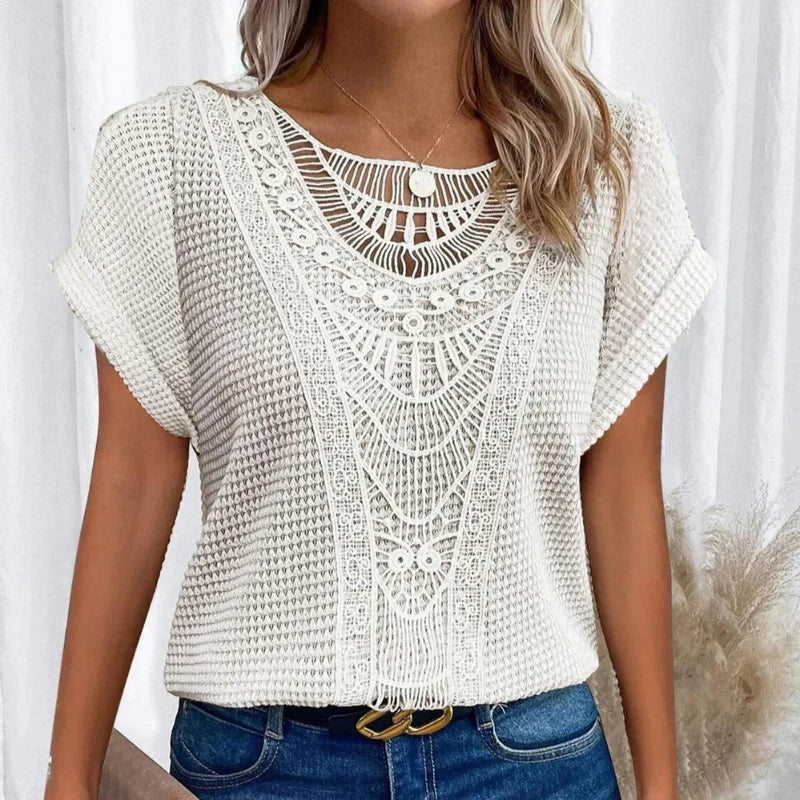 Virkad Boho Topp