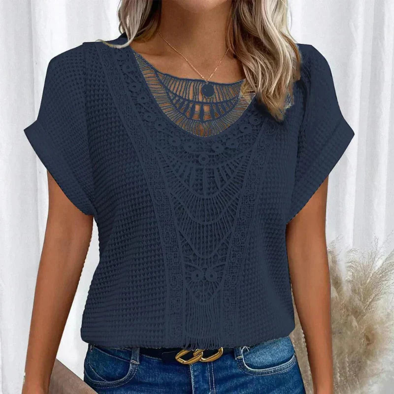 Virkad Boho Topp