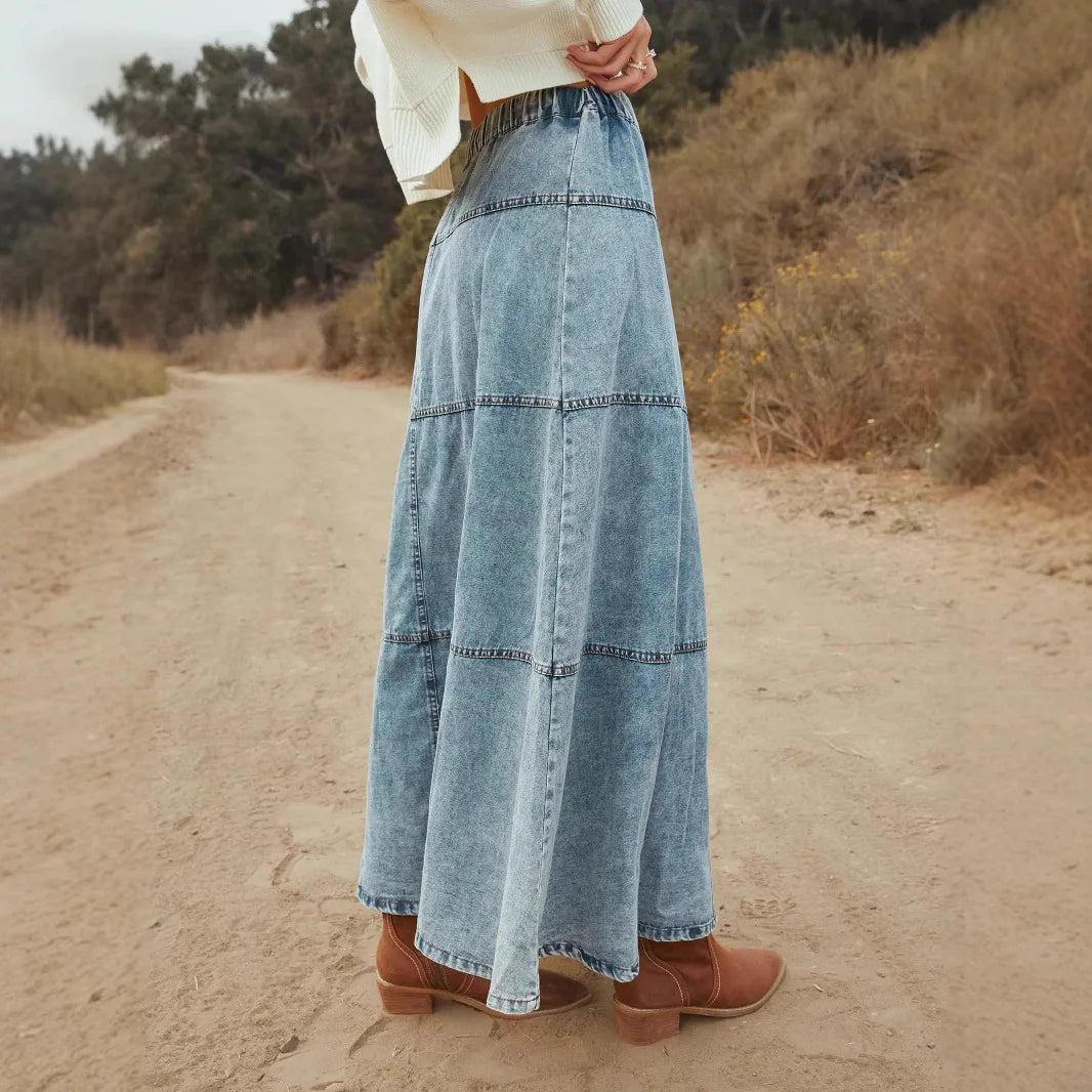 Bohemian jeanskjol