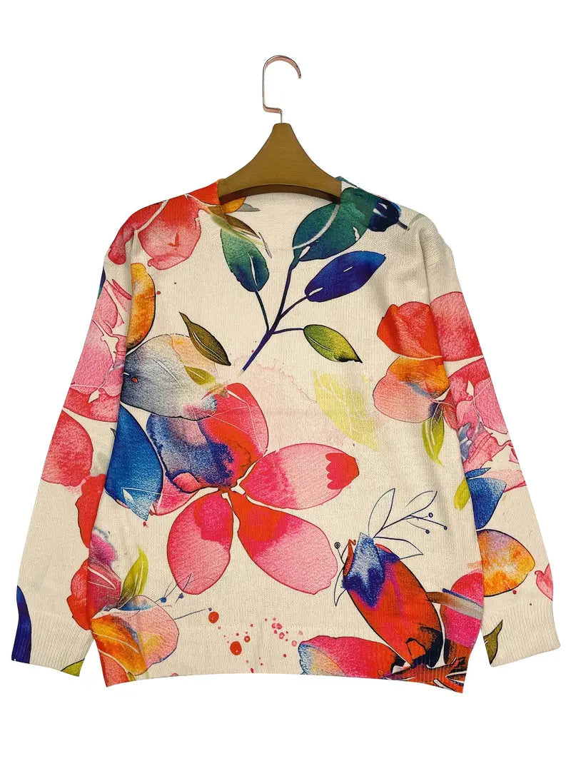 Luxe blomtröja