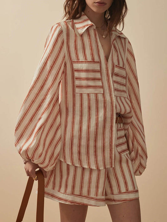Lief™ randig short-set