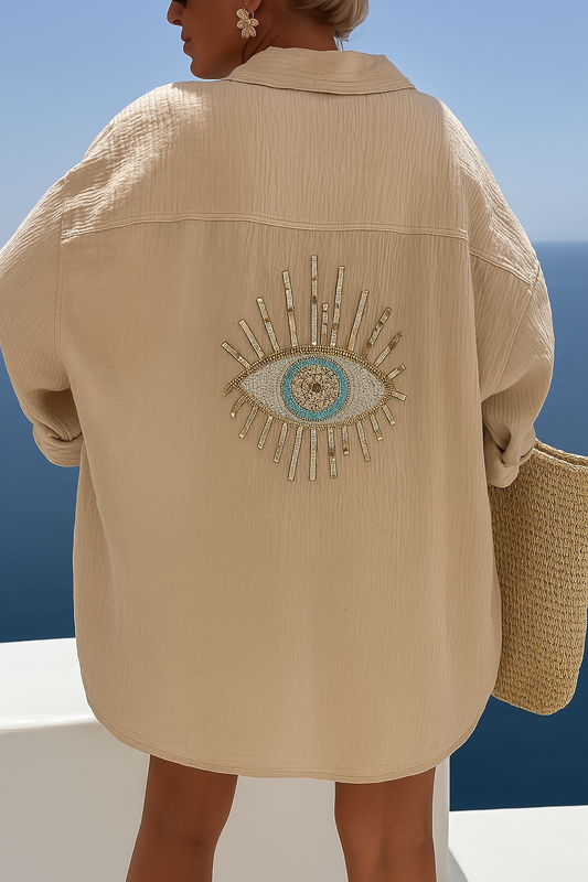 Tunika med broderat öga