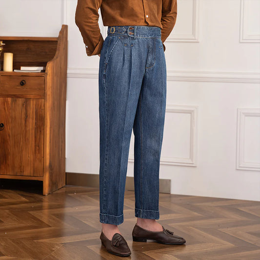 Hög Midja Jeans – Skräddad Med En Twist