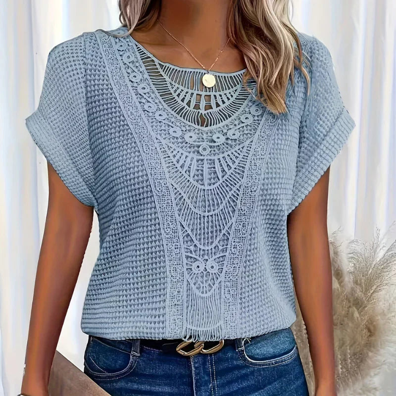 Virkad Boho Topp
