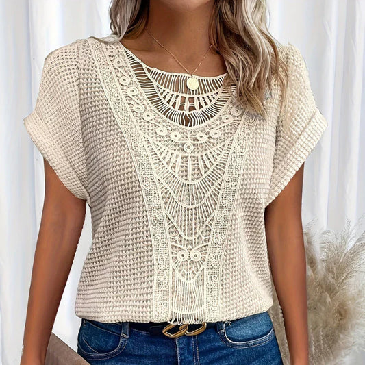 Virkad Boho Topp