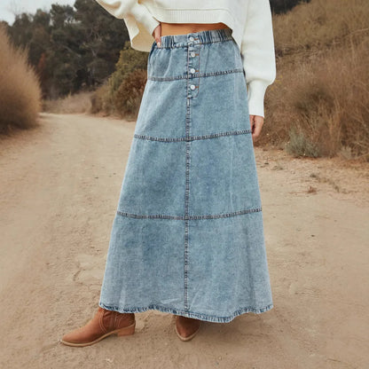 Bohemian jeanskjol