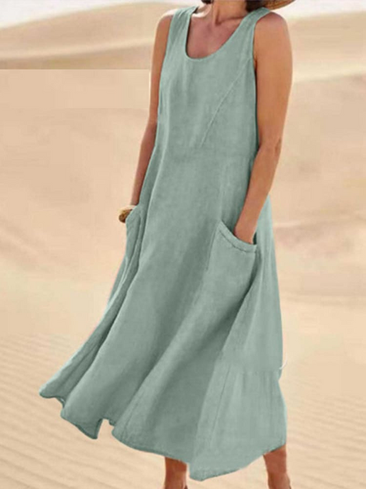 Emiliana™ Elegant Kjole med Mave Dækning