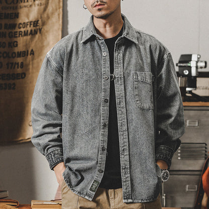 Arbetsjacka – Tvättad Denimstil