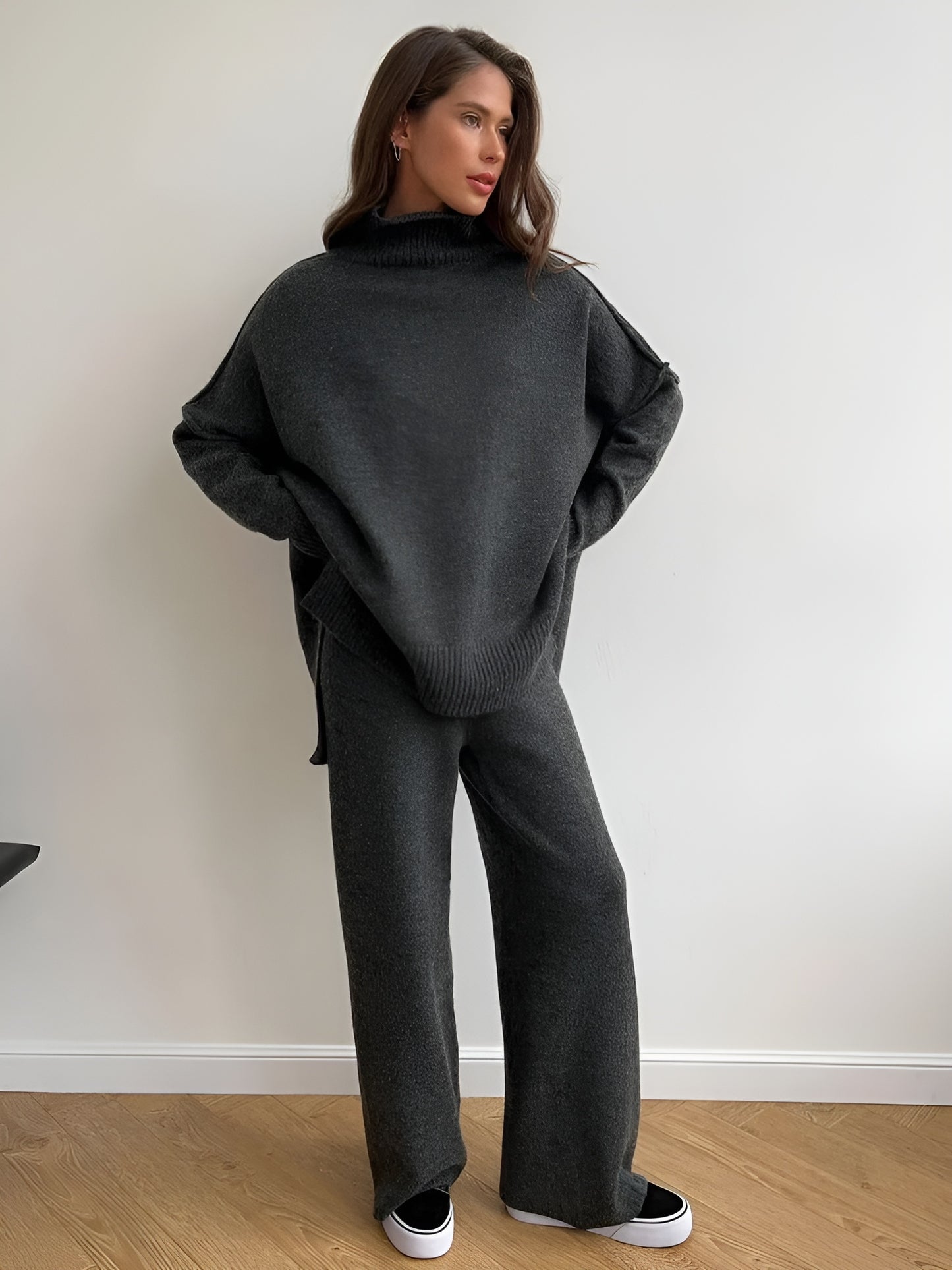 Veylia™ Turtleneck Tröja Co-ord