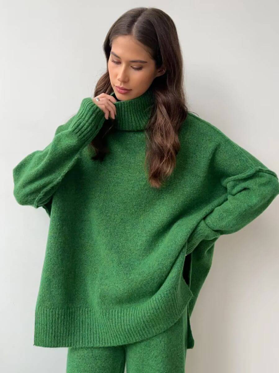 Veylia™ Turtleneck Tröja Co-ord