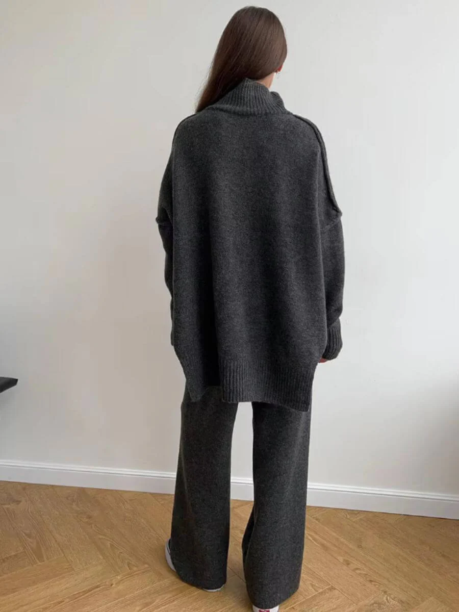 Veylia™ Turtleneck Tröja Co-ord