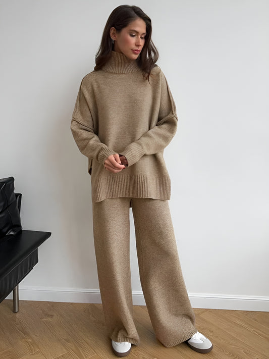 Veylia™ Turtleneck Tröja Co-ord